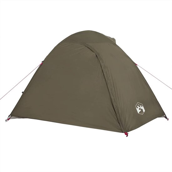 vidaXL - Koepeltent - 3-persoons - waterdicht - bruin van Vidaxl — afbeelding 4