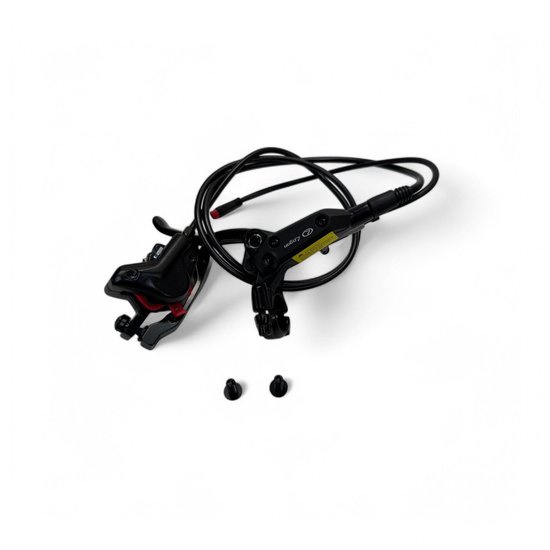 Hydraulische Remset Links Compleet met Remklauw Remleiding Remblokjes Voor E-bike Fatbike Logan