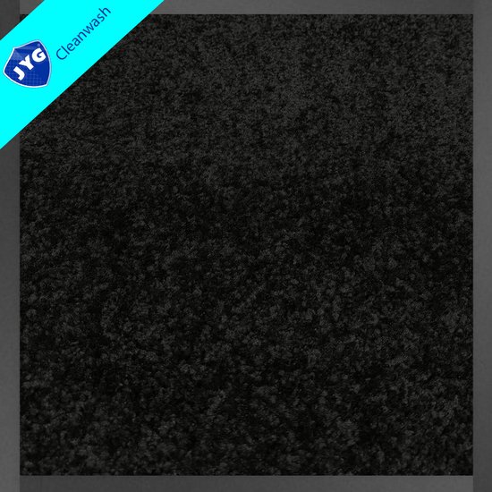 JYG Paillasson Runner Cleanwash Zwart 120x120cm - coureur sec - antidérapant - coureur d'entrée - coureur d'escalier - pare-chocs 4 côtés