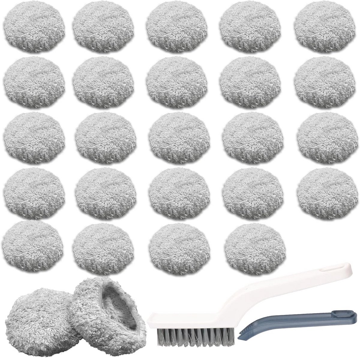 24 Stuks Microvezel Raamreinigingsdoeken voor Raamreinigingsrobot en Stofzuigeraccessoires