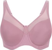 Hunkemöller Dames Lingerie Niet-voorgevormde minimizer beugel bh Nina - Roze - maat E90