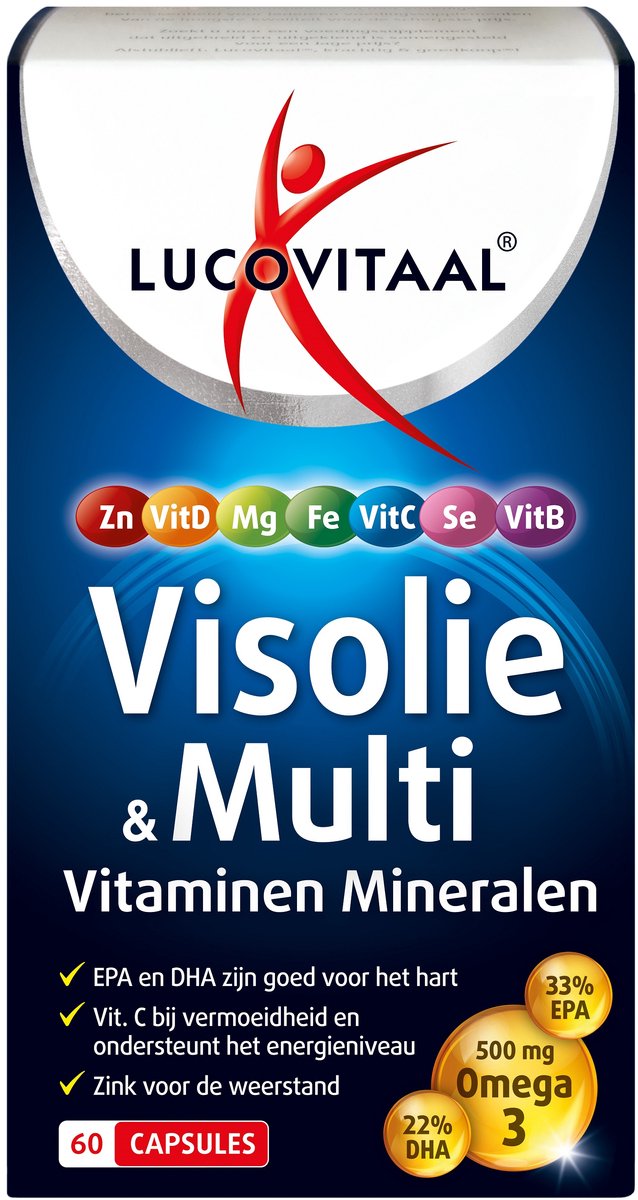 Lucovitaal Multi & Visolie Capsules 60CP