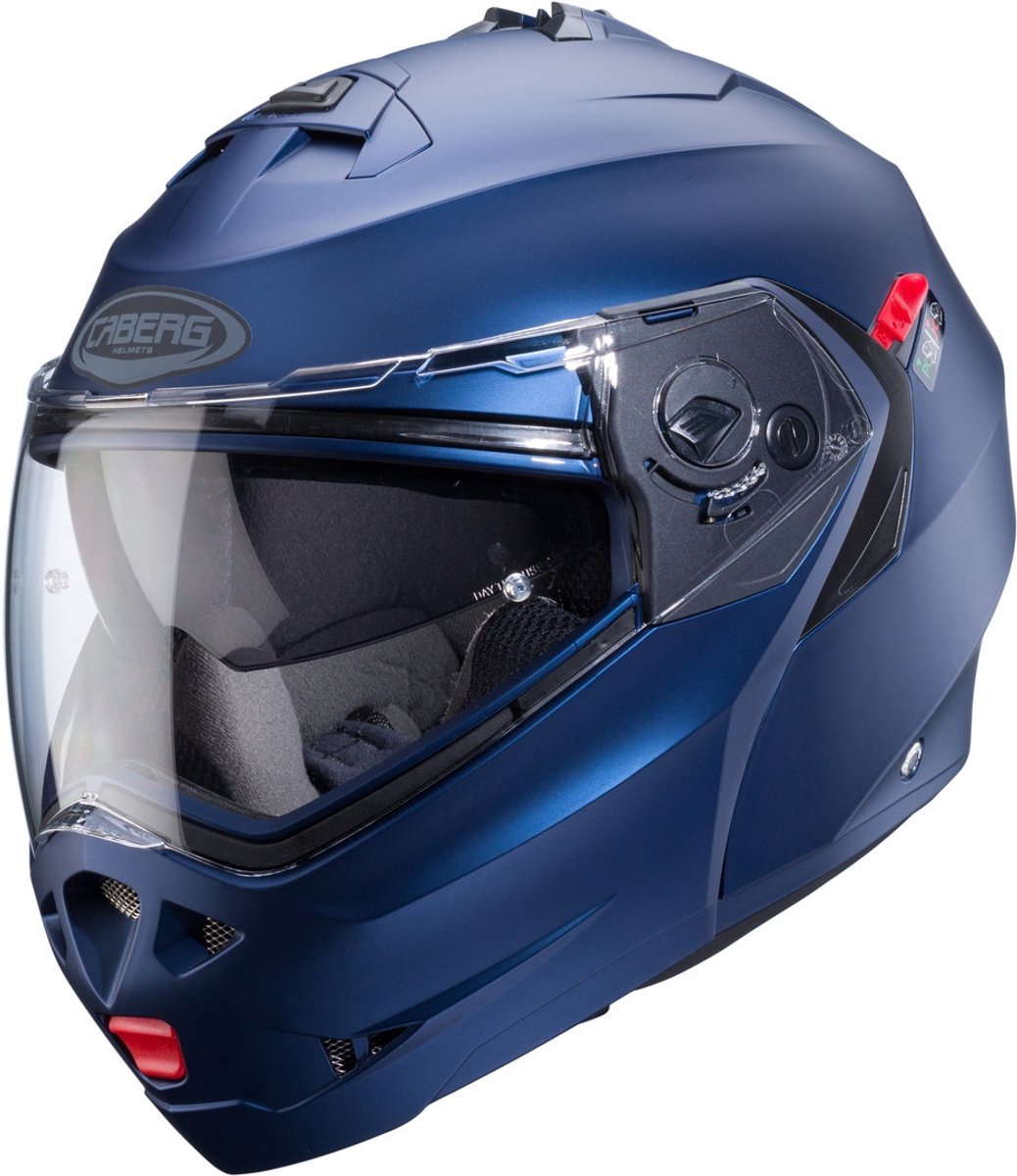 Caberg Duke X Mat Blauw Systeemhelm - Maat M - Helm