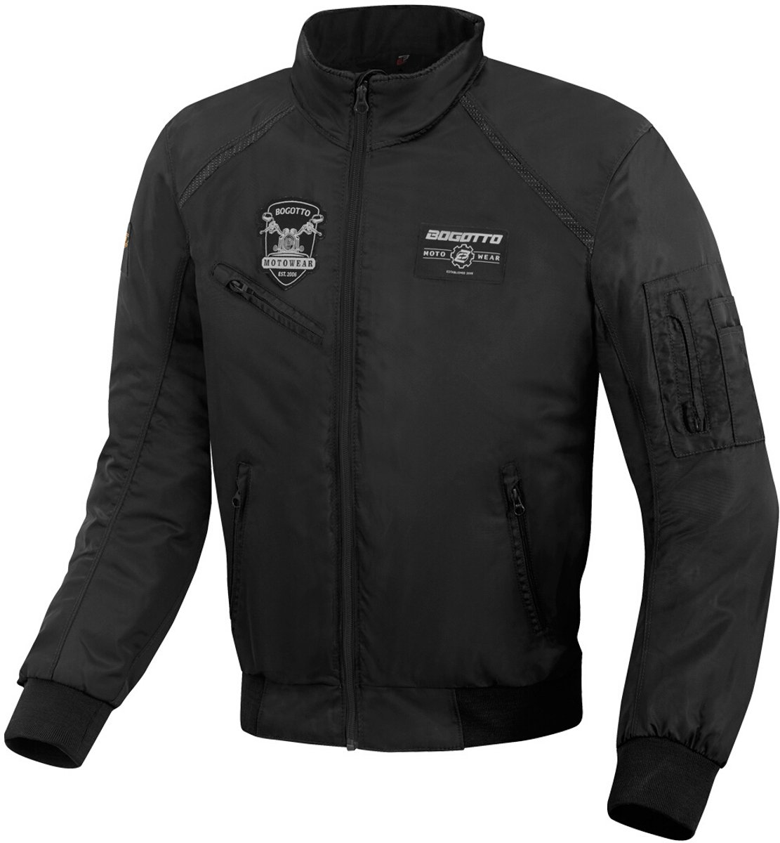 Bogotto Boston Zwart Textiele Motorjas - Jas