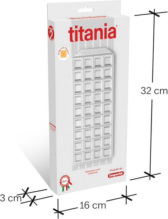 Raviolivorm Keukenaccessoires voor Zelfgemaakte Pasta - Pastamachine met Deegroller voor 12 tot 36 Ravioli van HEMMDAL — afbeelding 5
