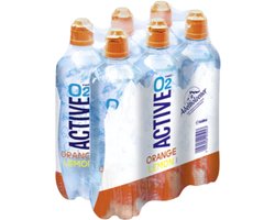 Active O2 | Orange Lemon | 6 stuks | 6 x 500 ml