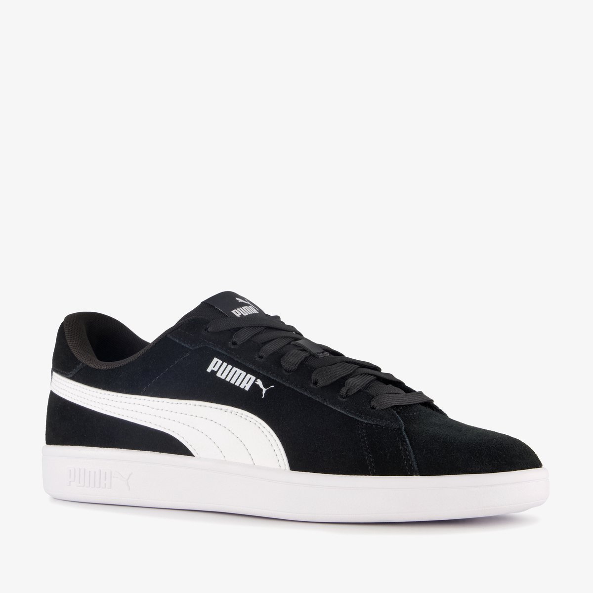 Puma Smash 3.0 heren sneakers – Uitneembare zool Zwart