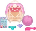 Scruff a Luvs speelset met roze draagmand, roze bal, kam, halsband en haarclip.