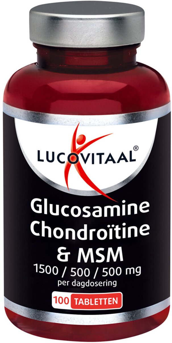 Goedkoopste 3x Lucovitaal Glucosamine Chondroïtine & MSM 100 tabletten
