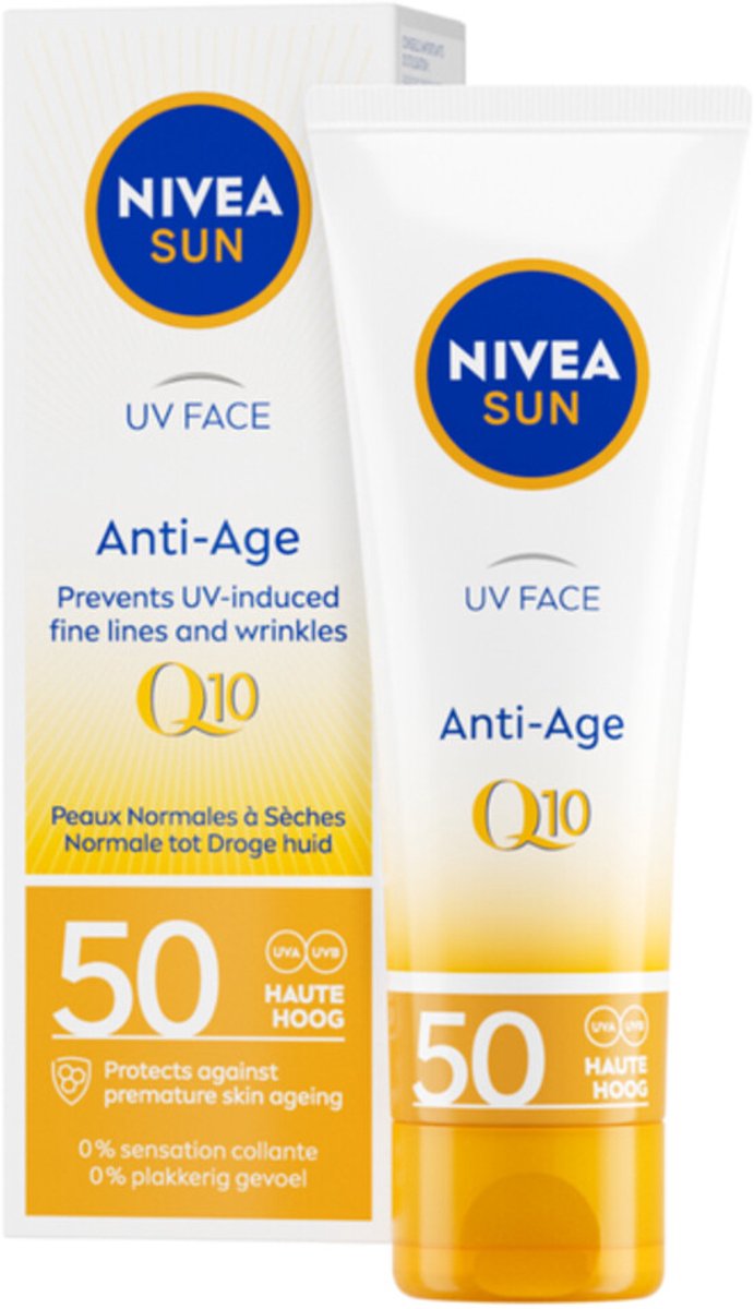 NIVEA SUN Gezicht Anti-Age & Anti-Pigmentvlekken Zonnecrème SPF 50 - 50 ml