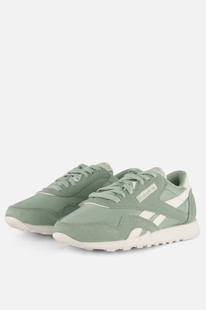 Reebok CLASSIC NYLON HYBRID HYBRID CHALK Dames Sneakers Groen
