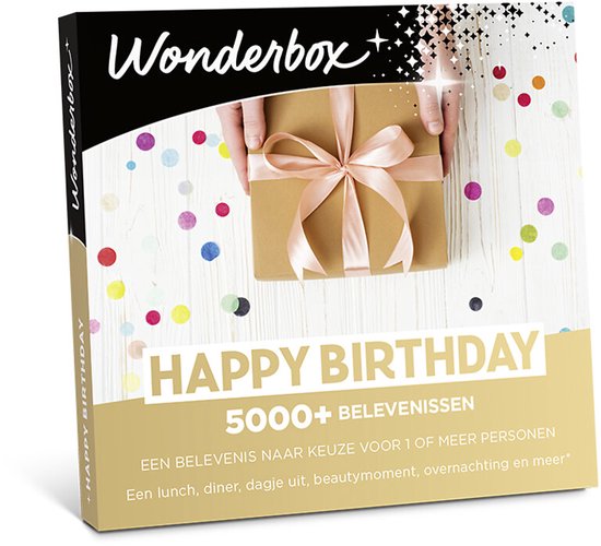 Wonderbox Cadeaubon - Happy Birthday