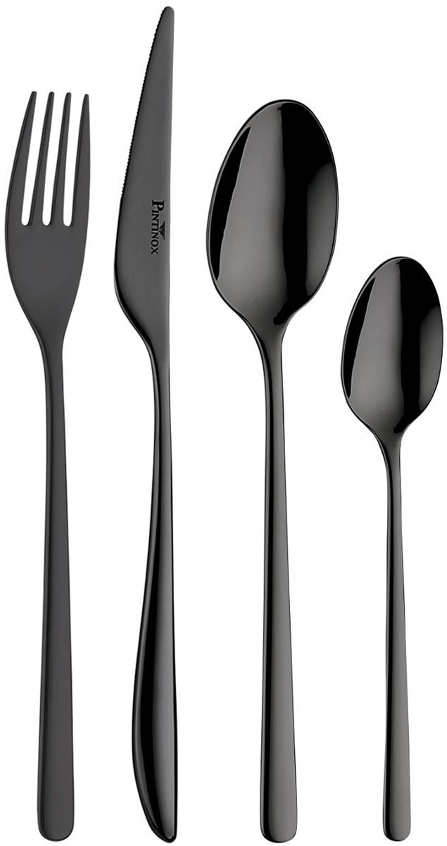 Pintinox Florence - 6 persoons 24 delig - hoogglans zwart