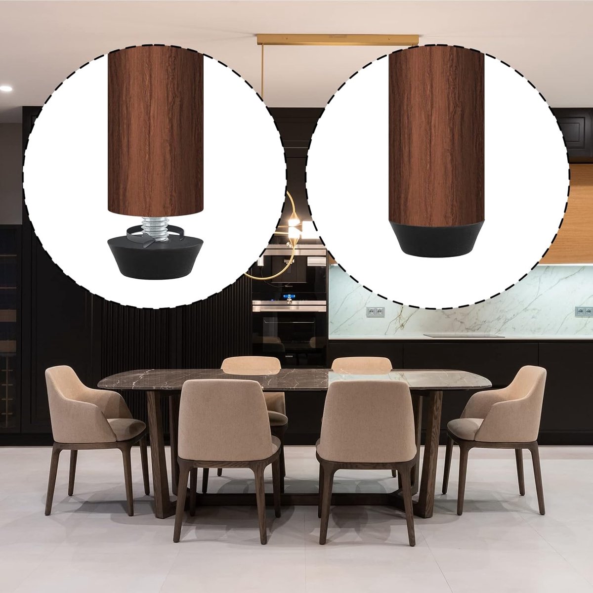 Pieds De Nivellement M12, Lot De 4 Pièces, Pour PRO - Achat/Vente OEM PRO-NIV01