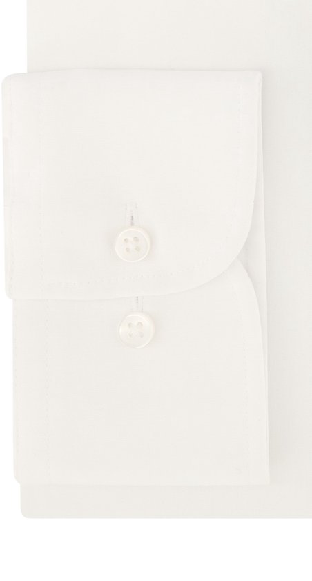 CASA MODA modern fit overhemd - wit - Strijkvriendelijk - Boordmaat: 45