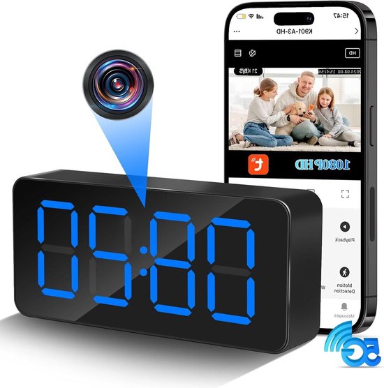 Mini Camera - Verborgen Camera - Spy Camera - Mini Camera Wifi Met App Spy Cam Draadloos Met Nachtvisie Amp Alarmfunctie 788x810