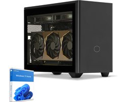 Sedatech Mini-PC Werkstation Waterkoeling ITX • AMD Ryzen 9 7900X 12x 4.7GHz • Radeon RX 9070XT • 32Gb DDR5 • 2Tb SSD M.2 • WiFi • Bluetooth, USB C • Windows 11 • Desktop computer