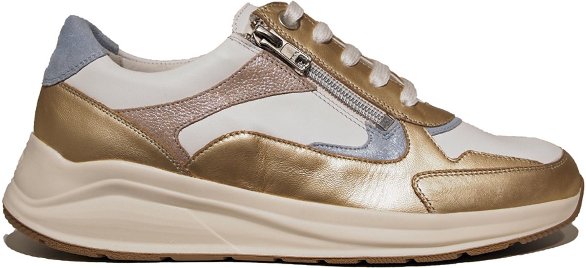 Solidus -Dames - goud - sneakers - maat 36.5