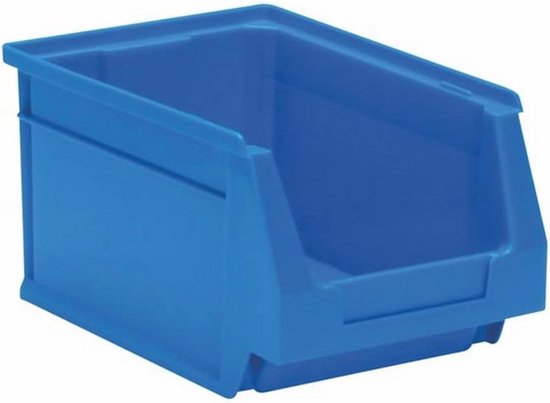 Stapelbare Lade Opslagdoos 51 - Ruimtebesparende Sorteringsdoos - 170 x 100 x 80 mm - Blauw - 0,8 Liter