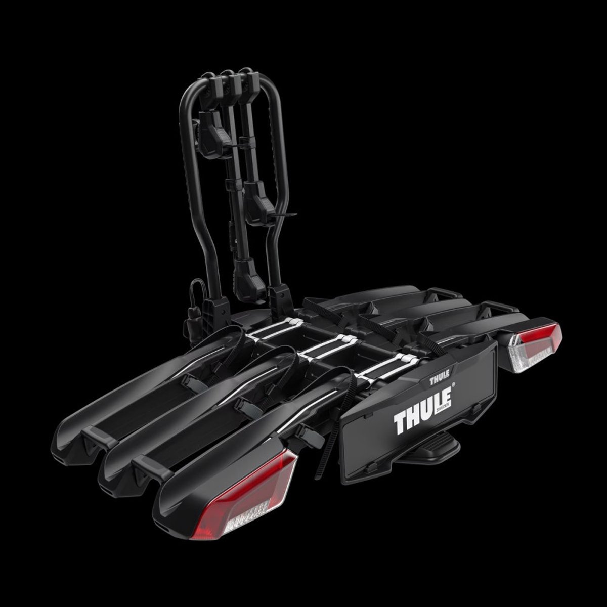 Thule EasyFold 3 - Fietsendrager - Geschikt voor 3 (elektrische) fietsen - Compact Opvouwbaar
