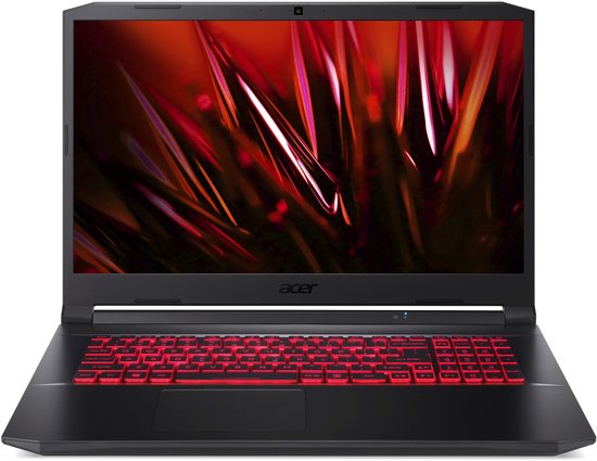 Acer Nitro 5 AN517-54-500W Intel® Core™ i5 i5-11400H Laptop 43,9 cm (17.3") Full HD 16 GB DDR4-SDRAM 512 GB SSD NVIDIA® GeForce® GTX 1650 Wi-Fi 6 (802.11ax) Endless OS Zwart - Acer - Hoofdafbeelding