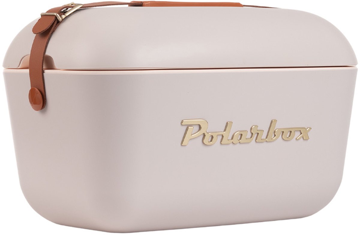 Polarbox Koelbox met schouderband 20L - 46x32x30cm - Pearl-Gold