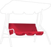 Bol.com Tuin Binnenplaats Outdoor Waterdicht Polyester Taft 3 Zitplaatsen Swing Stoel Hangmat Zitkussen 150×50×10CM in de kleur ... aanbieding