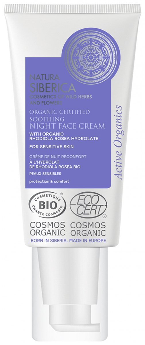 Natura Siberica Bescherming & Comfort Nachtcrème Bio 50 ml