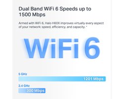 Mercusys AX1500 Whole Home Mesh WiFi 6 System