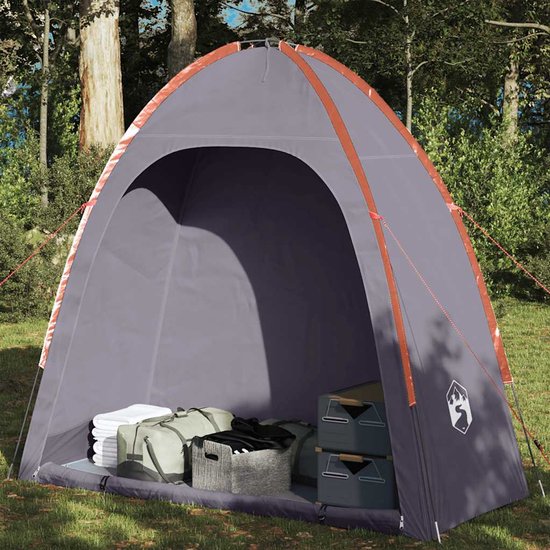 vidaXL - Opbergtent - waterdicht - grijs - en - oranje van Vidaxl — afbeelding 5