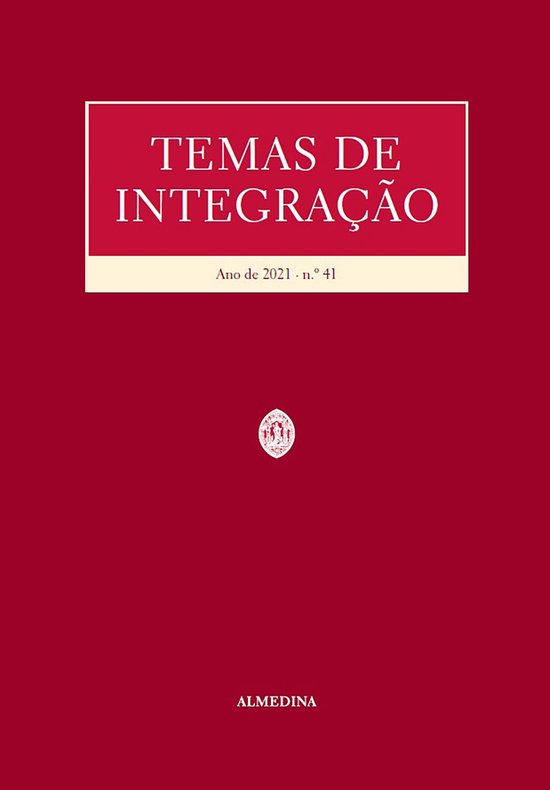 Temas de Integração - N.º41, 2021 - cover