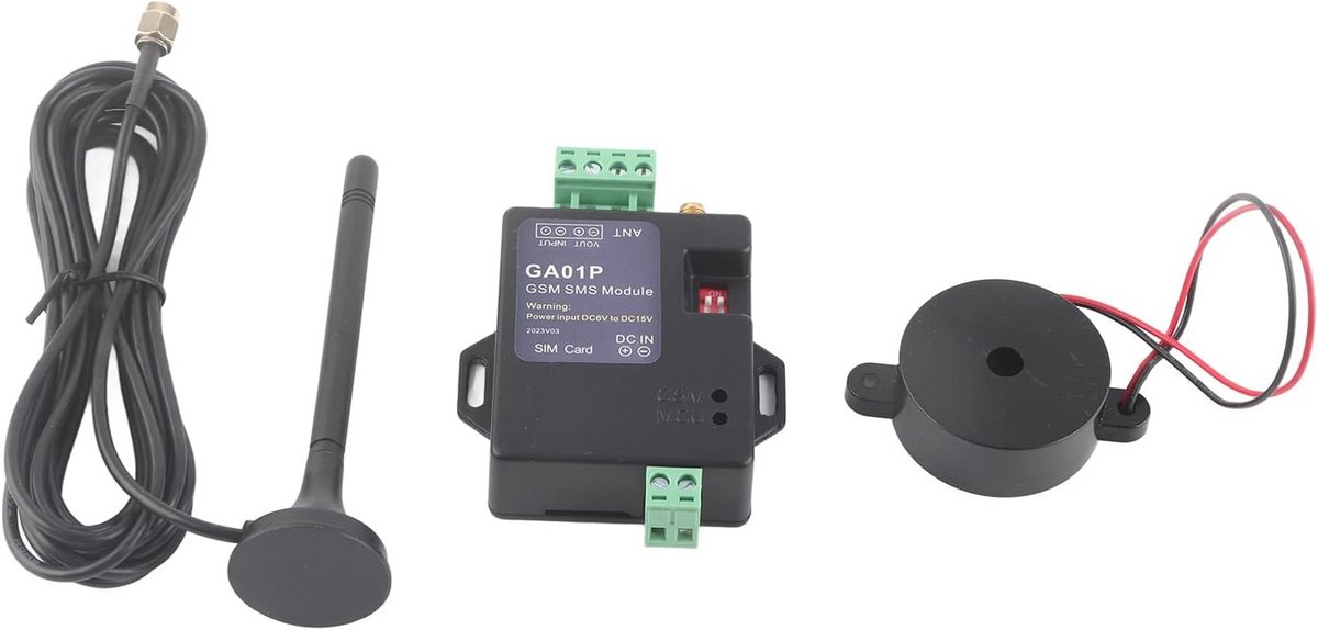 GSM Alarm Systeem voor Stroomuitval met Infrarood Sensor en Gasdetectie