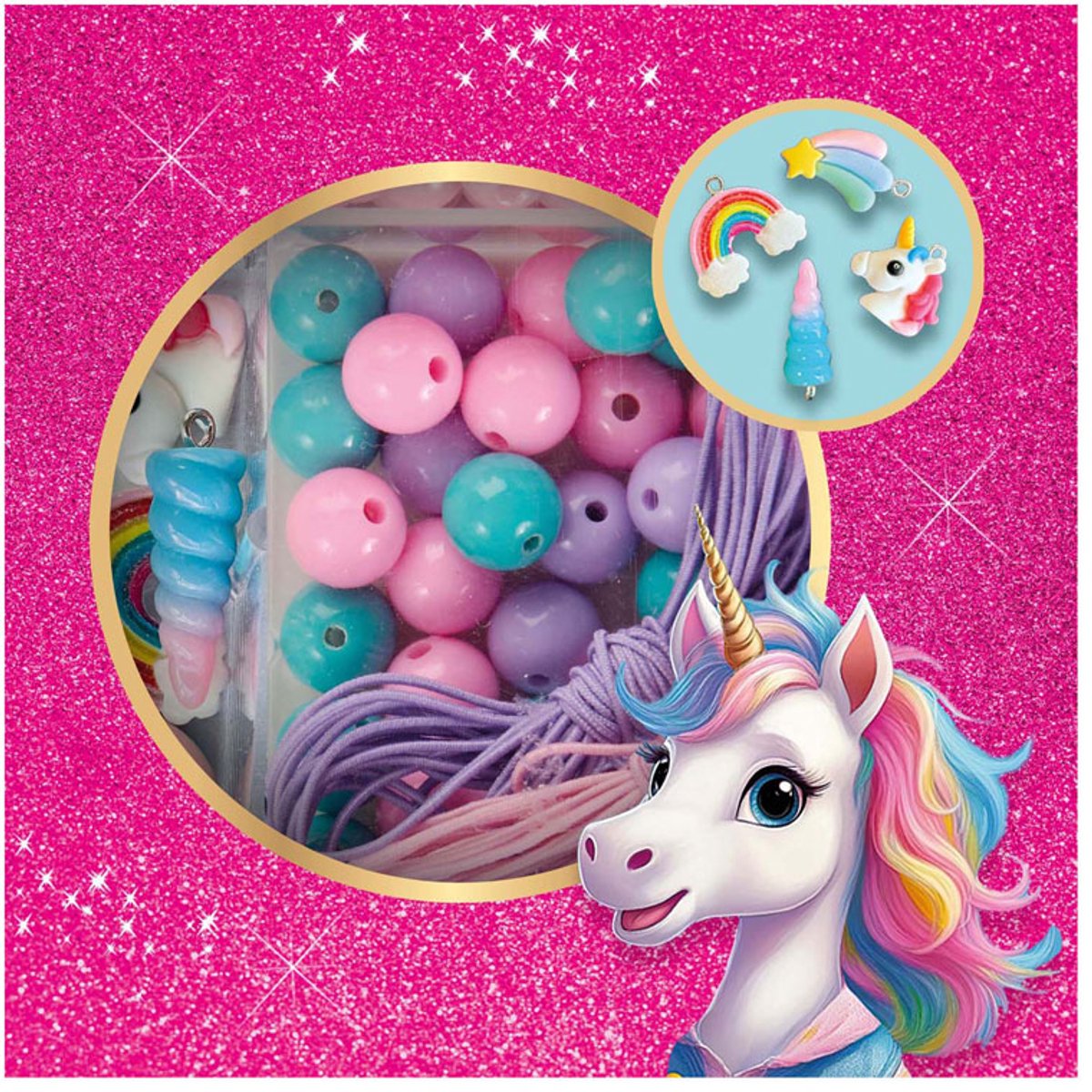 Janod - Coffret 14 Bijoux Galaxie - Kit Création Bijoux En Résine - Les Ateliers Bijoux - Kit