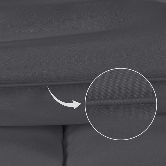 SLIPIO Matrastopper 120 x 190 cm, 6 cm hoog, 5 zones massage Ergo optimale aanpassing aan het lichaam | overtrek ademend en machinewasbaar | hypoallergene topper