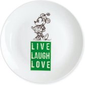 Disney Egan Gebaksbordje Minnie Mouse Live Laugh Love 19cm