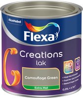 Flexa creations lak extra mat - Camouflage Green - 250ml