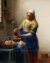 IXXI Het Melkmeisje - Johannes Vermeer - Wanddecoratie - 100 x 80 cm