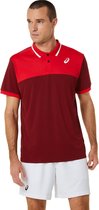 Asics Poloshirt Court Heren Rot