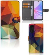 Leuk Hoesje OPPO A78 5G | A58 5G Smartphone Cover Polygon Color
