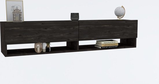 Zwevend TV Meubel - Modern en Stijlvol 141 cm - Breed TV Kast - Perfect voor Elk Interieur