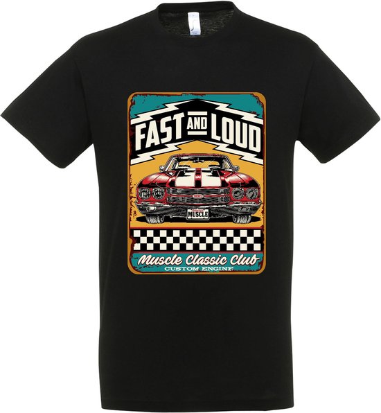 T-Shirt Zwart 1-110 Fast & Loud - xS