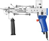 Bol.com Happyment Borduurmachine pistool - Blauw - Tufting Gun 2 In 1 - Tuftpistool - Naaimachine - Tapijten - Beginnerspakket aanbieding