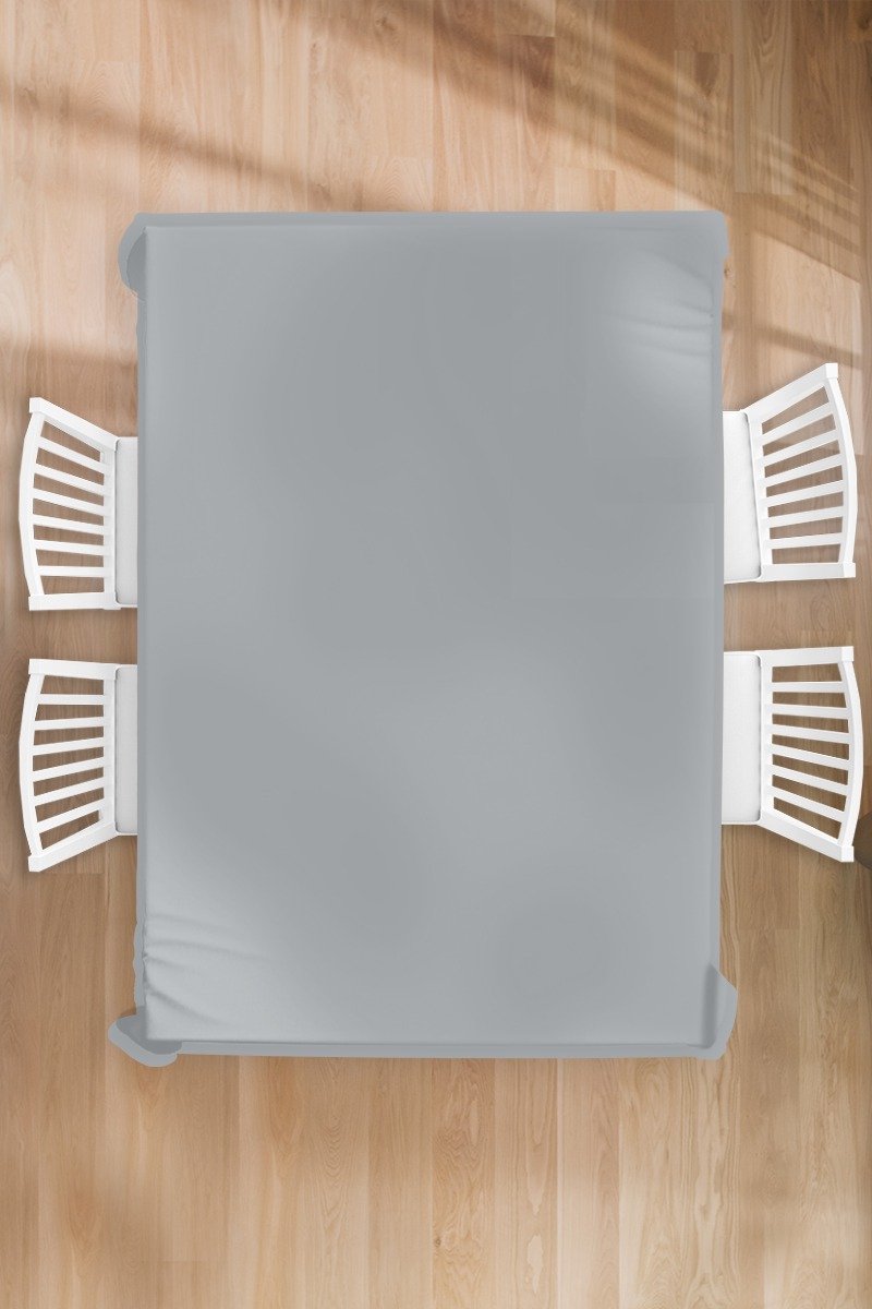 Tafelkleed - Tafellaken - 150x220 cm - Interieur - Grijs - Licht - Binnen en Buiten