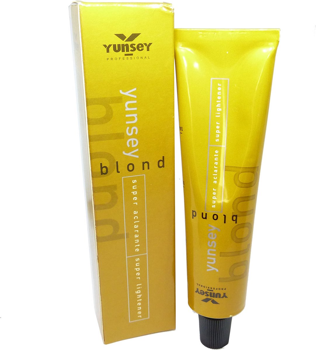 Yunsey Blond Super Lightener Haarkleuring Creme Permanent 60ml - 12/03 Ultra-Lightening Natural Golden Blonde / Ultra Aufheller Natur Goldblond