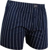 Gino Santi Klassieke navy streep blauwe boxershort 100% katoen Maat XXL
