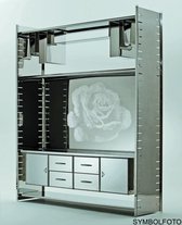 Graepel High Tech Hochwertiger Edelstahl CD-Halter für das H2 oder H2 Giant Regalsystem