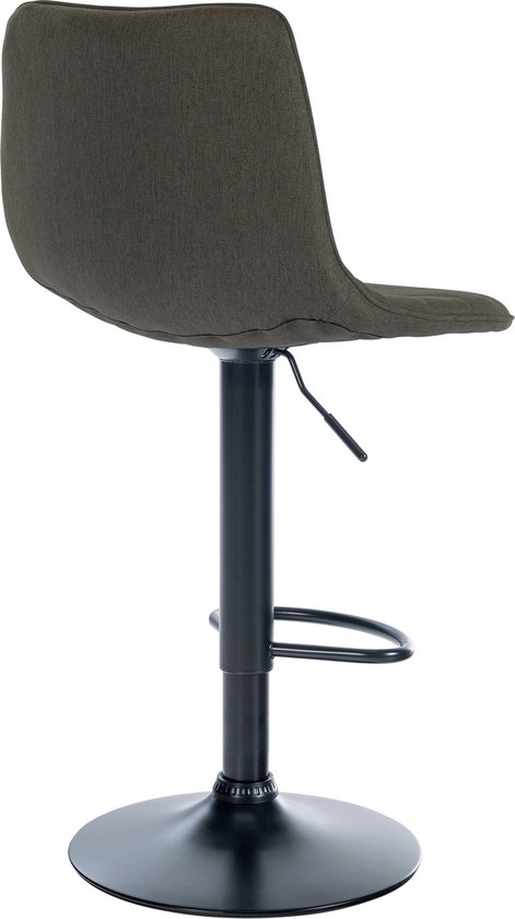Set van 2 barkrukken Dartford bruin/Fluweel