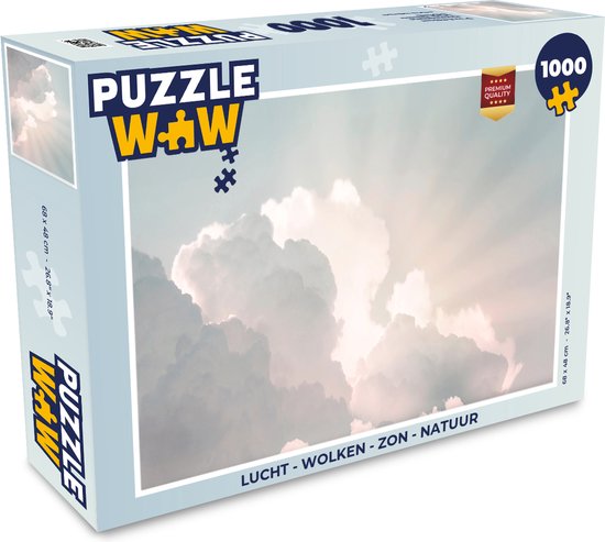 Puzzel Lucht - Wolken - Zon - Natuur - Legpuzzel - Puzzel 1000 stukjes  volwassenen | bol.com