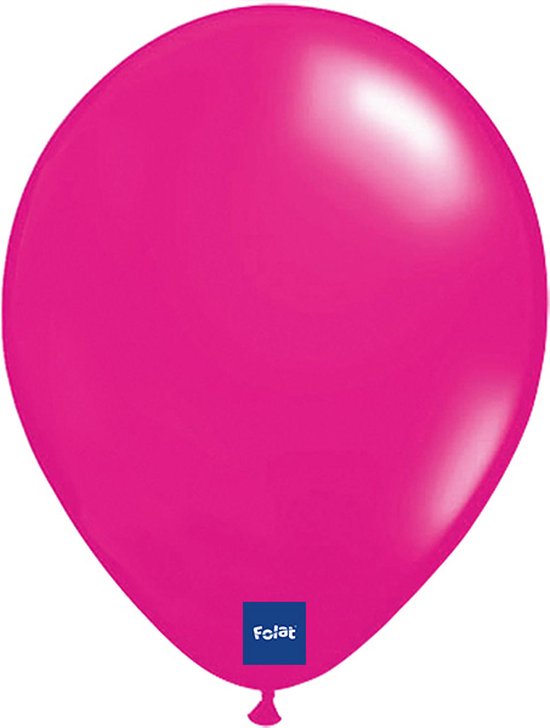 Folat - Folatex ballonnen Magenta 30 cm 50 stuks