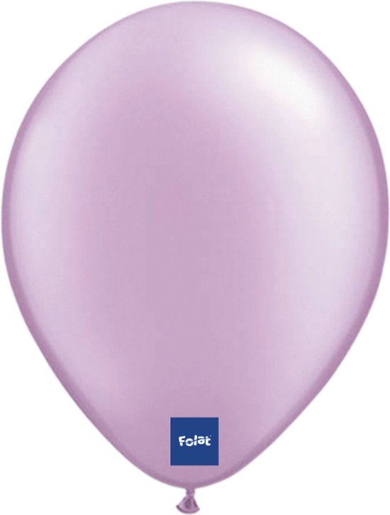 Folat - Folatex ballonnen Metallic Lavendel 30 cm 10 stuks